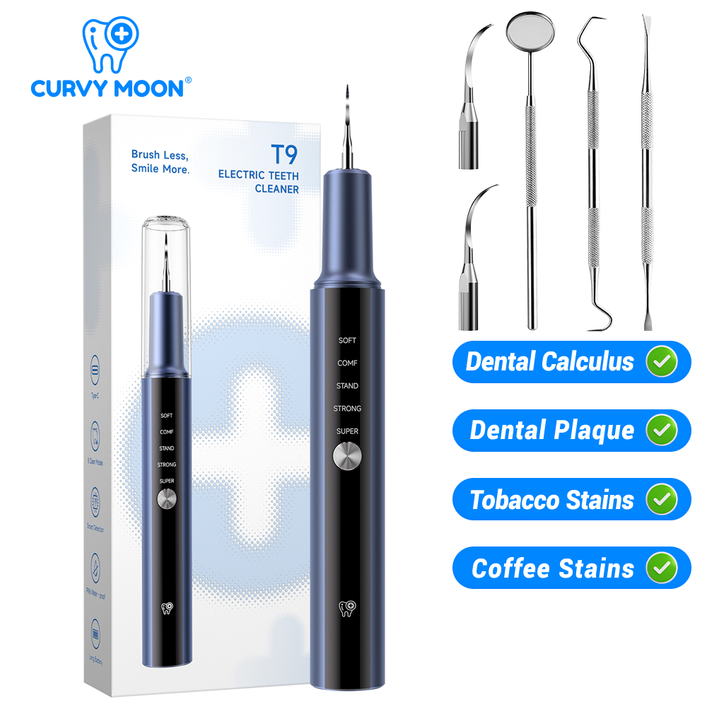 Teeth Whitening Kit Professional - Ultrasonic Electric Tooth Cleaner Calculus Tartar