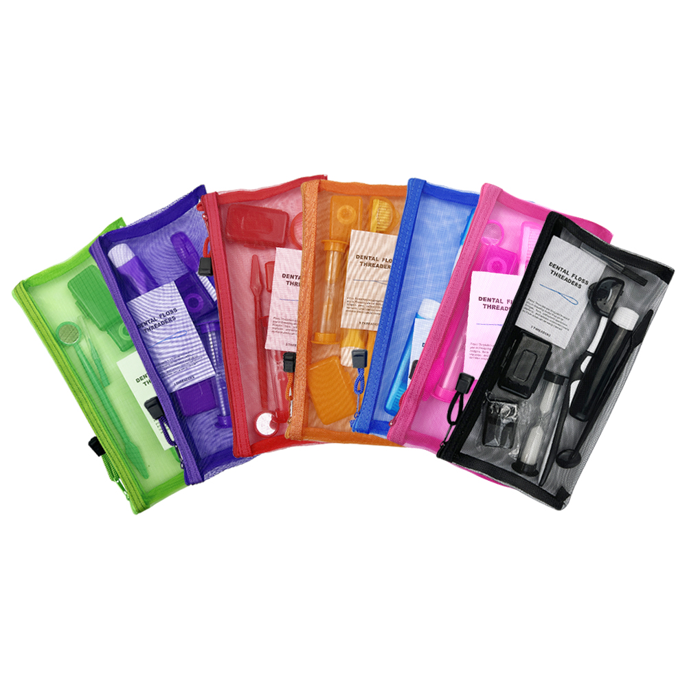 Teeth Whitening With Braces - 8Pcs/set Orthodontic Dental Care Brush Kit