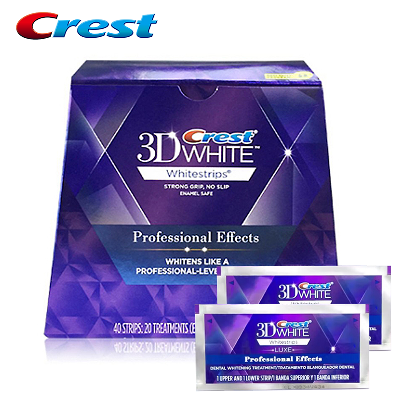 Teeth Whitening Effects - Crest White Teeth Whitening Strips 3D