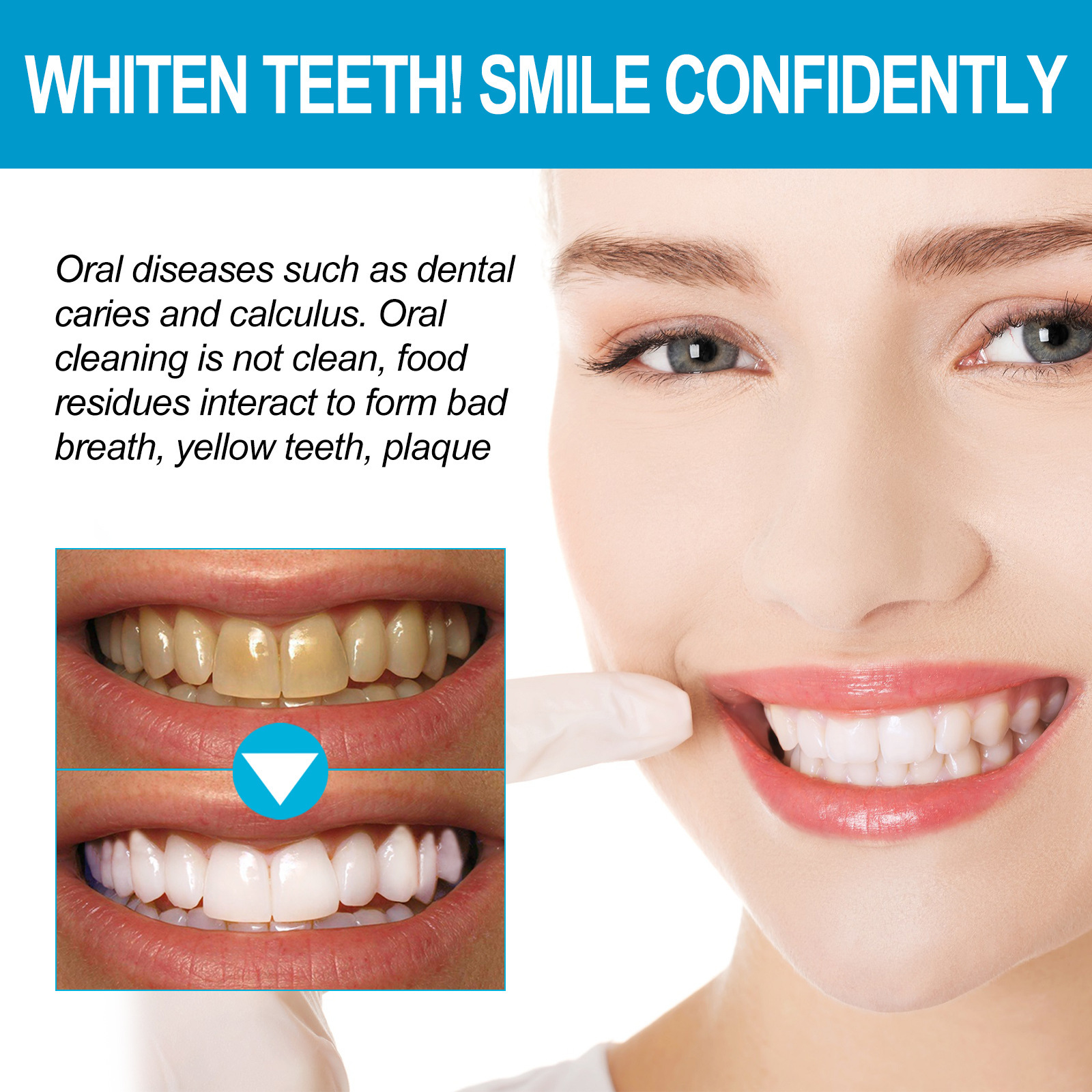 Teeth Whitening Baking Soda - Blueberry Baking Soda Whitening Tooth Powder