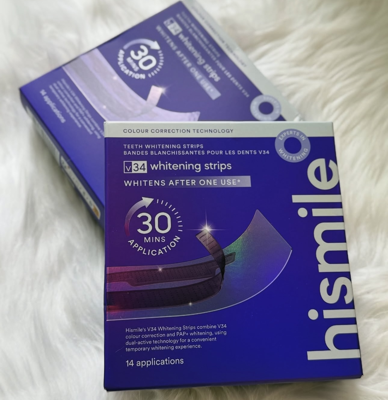 Teeth Whitening After Care - Purple Removes Yellow Tooth Stains Strips