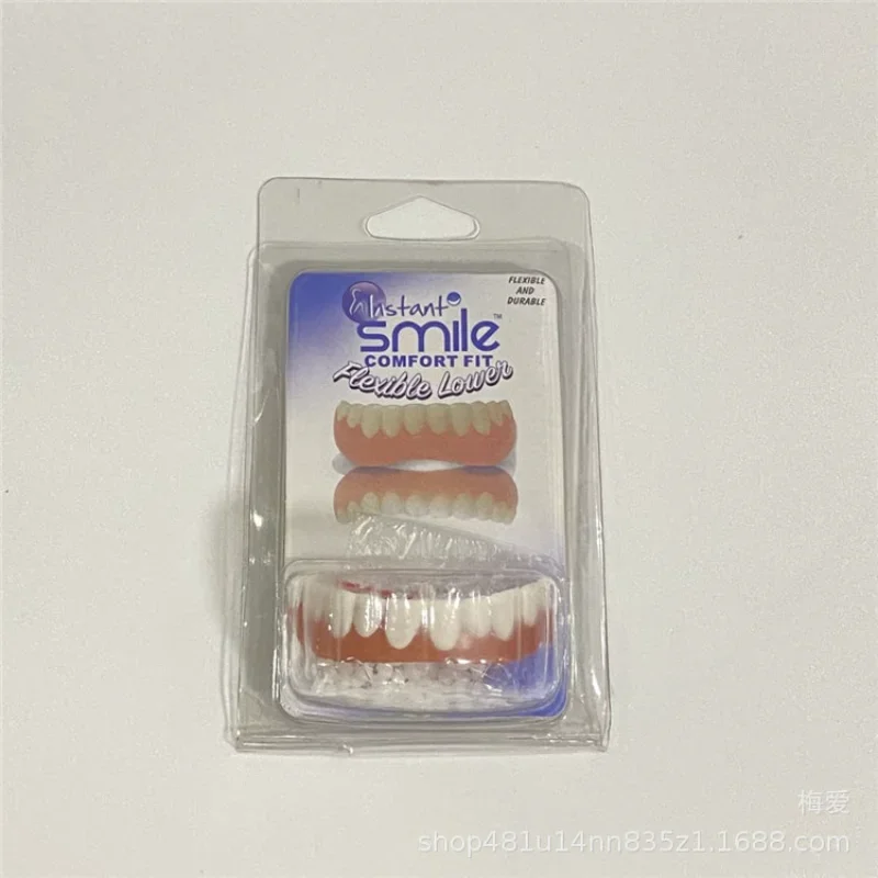 Teeth Whitening With Braces - Silicone Upper Lower Veneers, Fake Teeth,