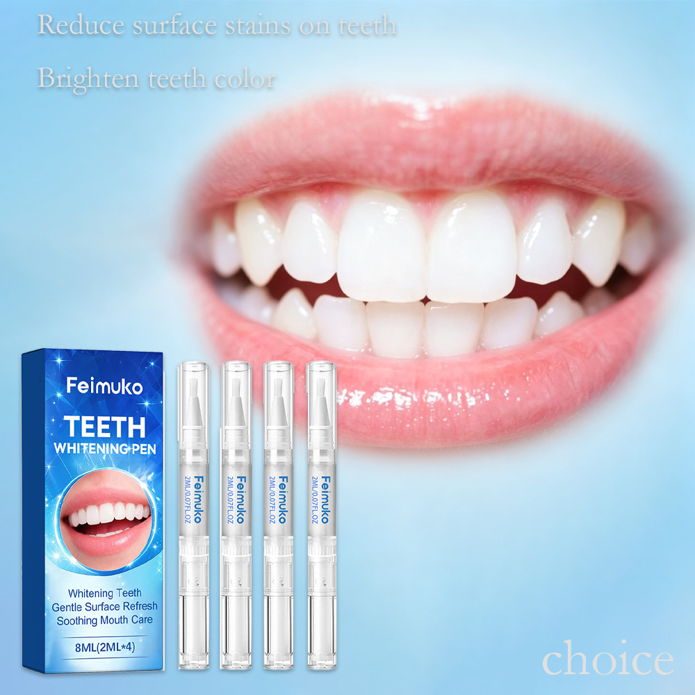 Teeth Whitening Pen - Feimuko 8ml Teeth Gel Pen Gentle