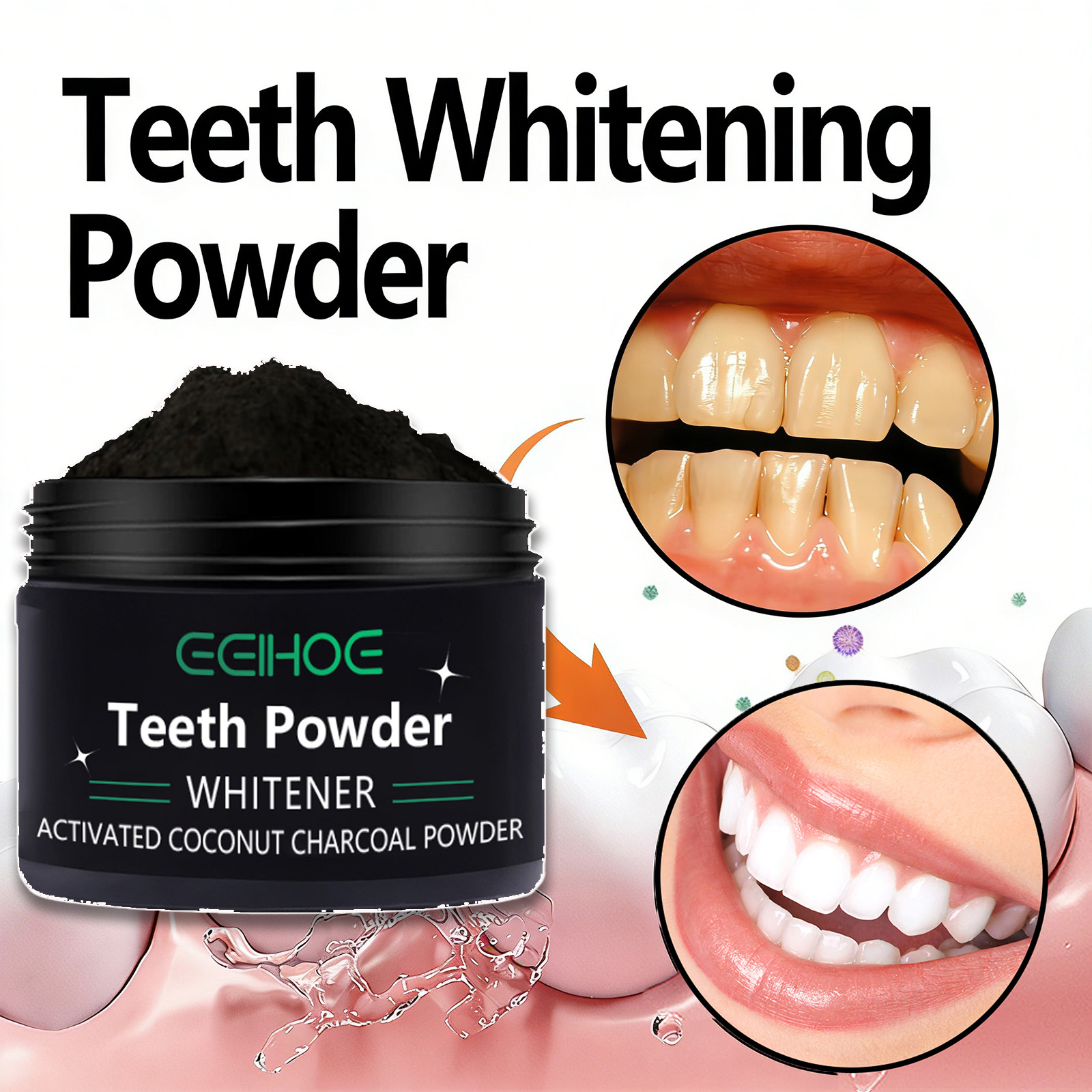 Teeth Whitening Baking Soda - Natural Teeth Whitening Powder Cleaning &