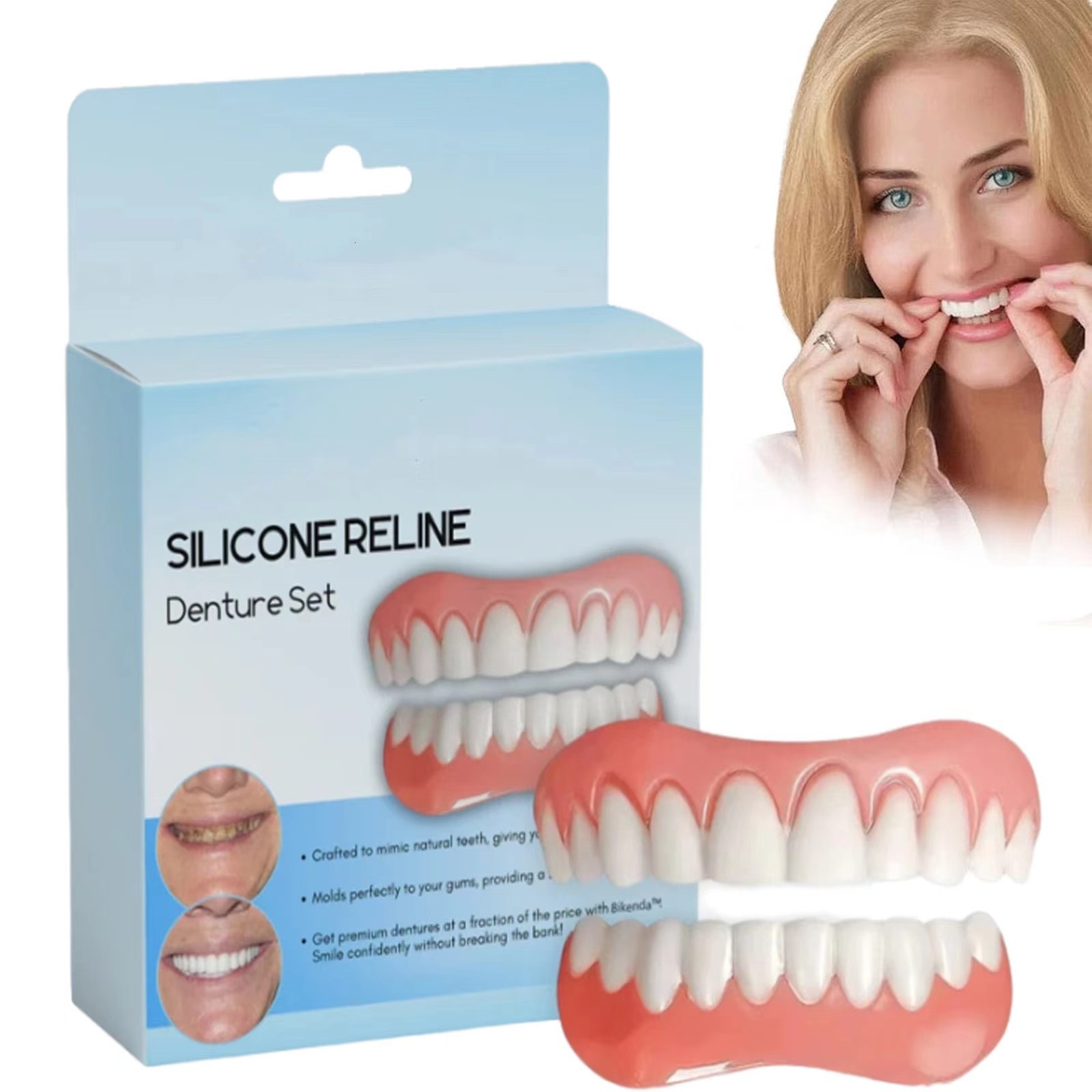 Teeth Whitening With Braces - New Denture Silicone Kit Denture Silicone
