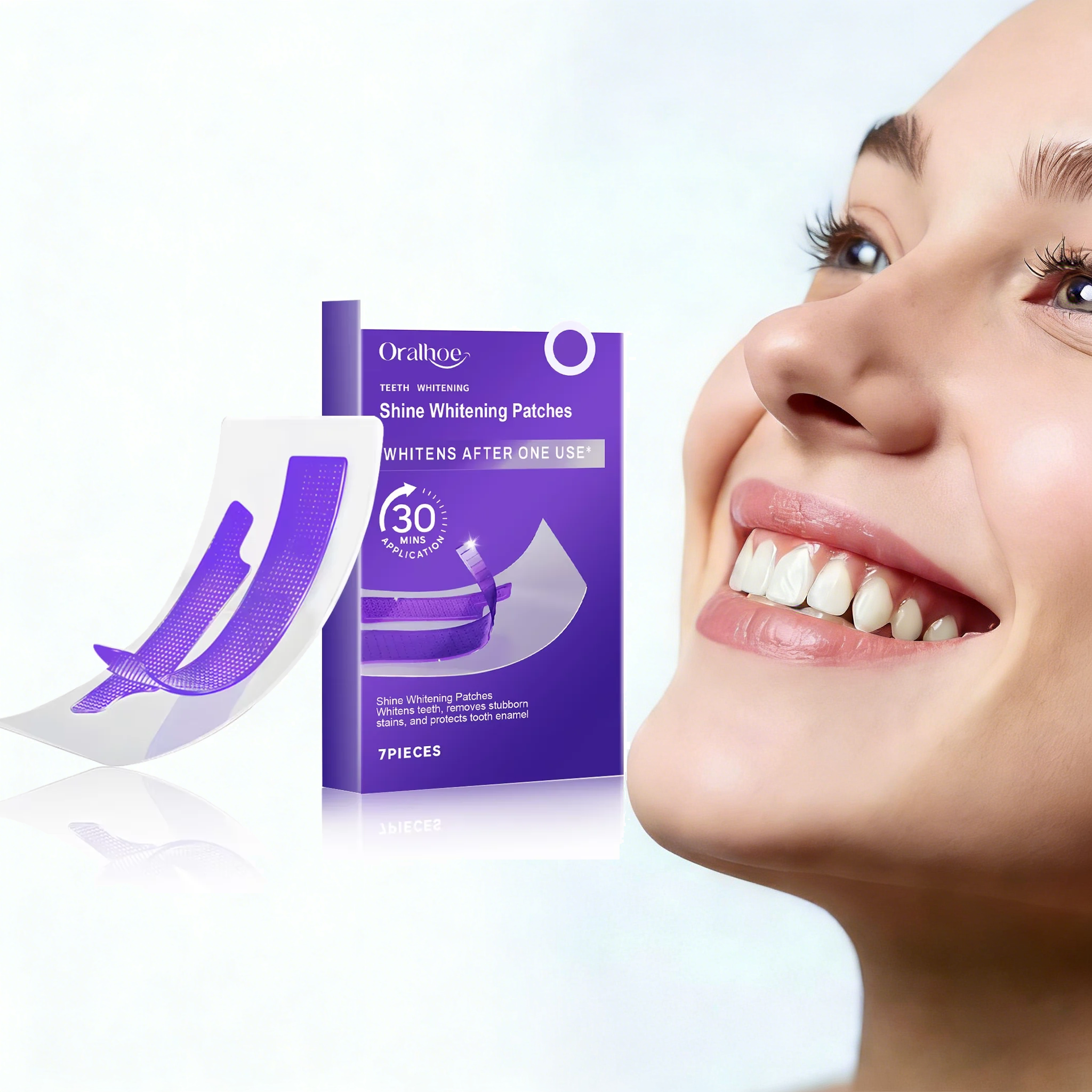 Teeth Whitening Strips Crest - Purple Teeth Whitening Strips Brighten Tooth