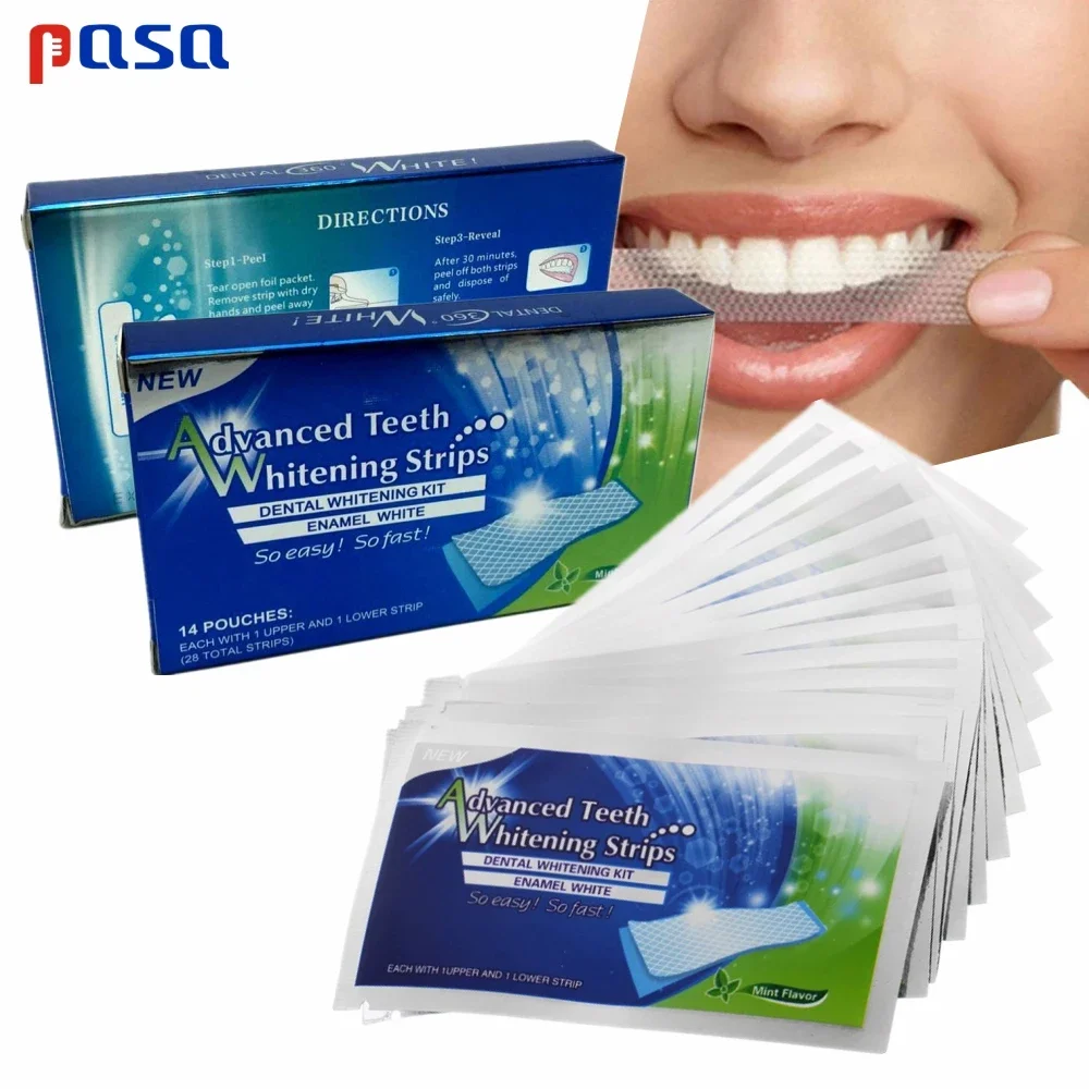 Teeth Whitening Effects - 14/28pcs 3D Teeth Whitening Strips Whit