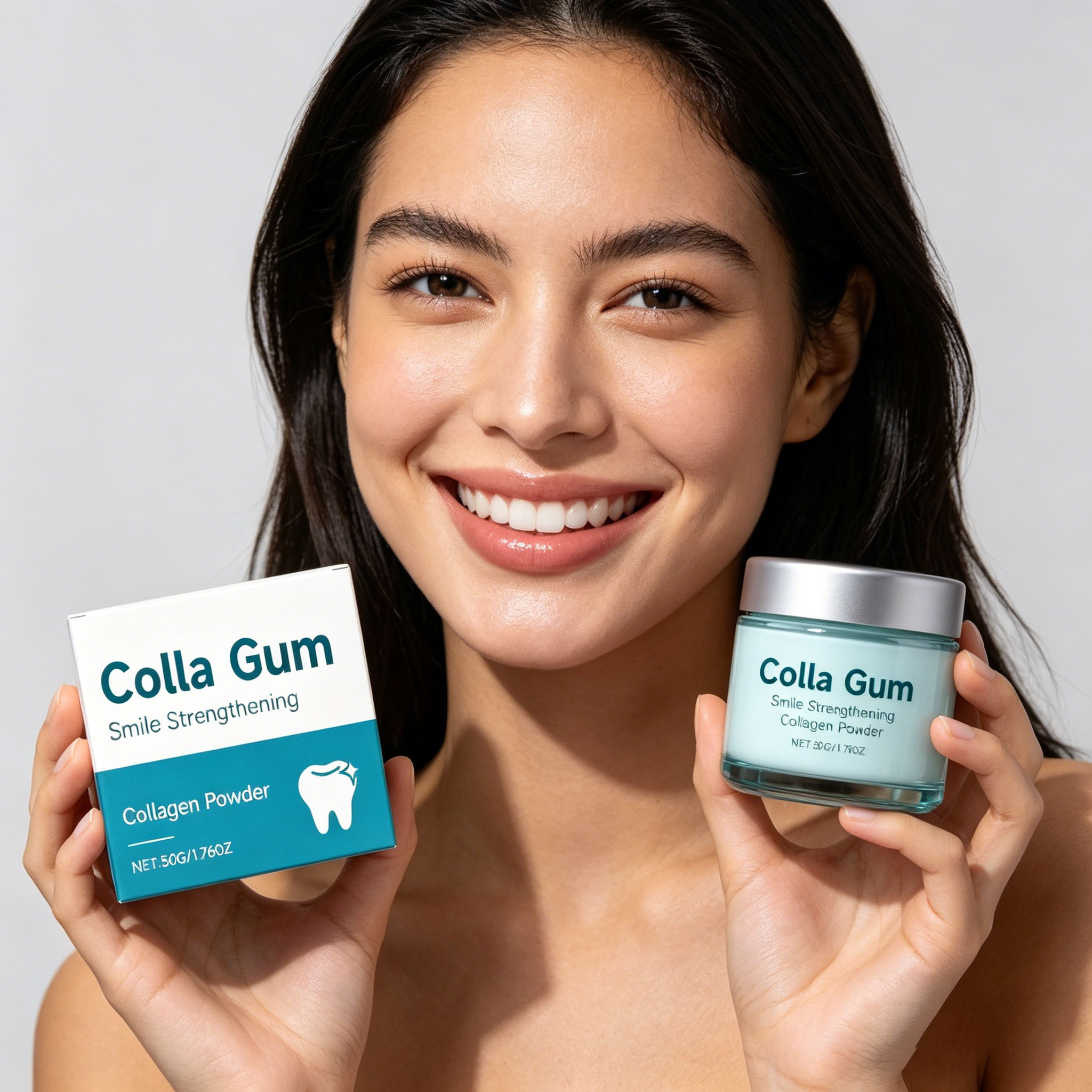 Teeth Whitening Results - Collagen Whitening Tooth Powder Removal Tooth