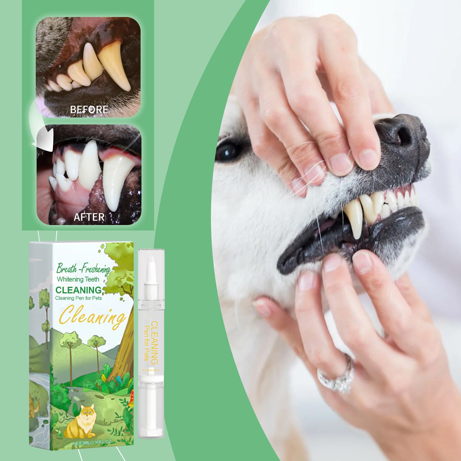 Teeth Whitening Pen - Pen Shaped Design Pet Teeth Whitening