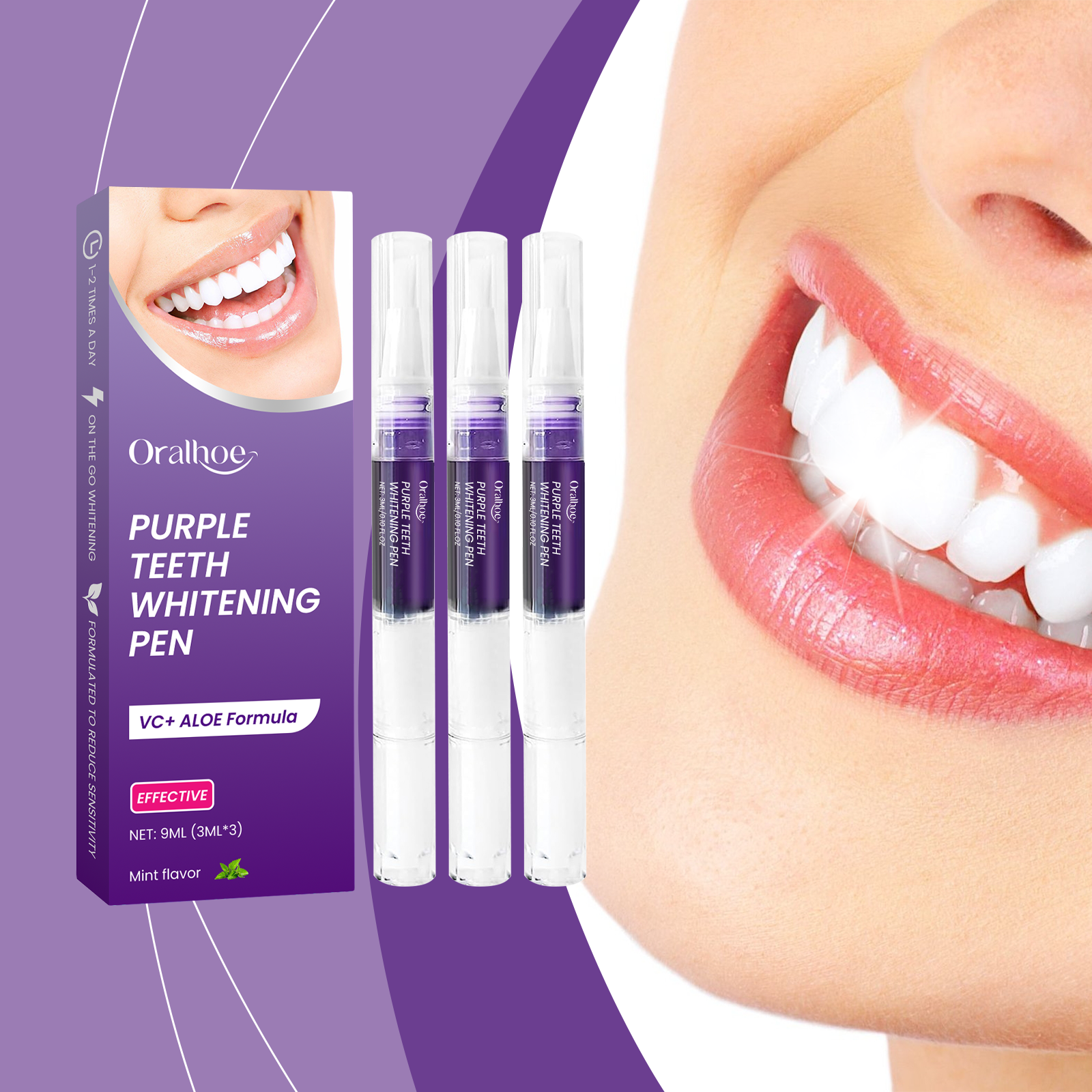 Teeth Whitening Pen - Purple Teeth Whitening Pen - Deep