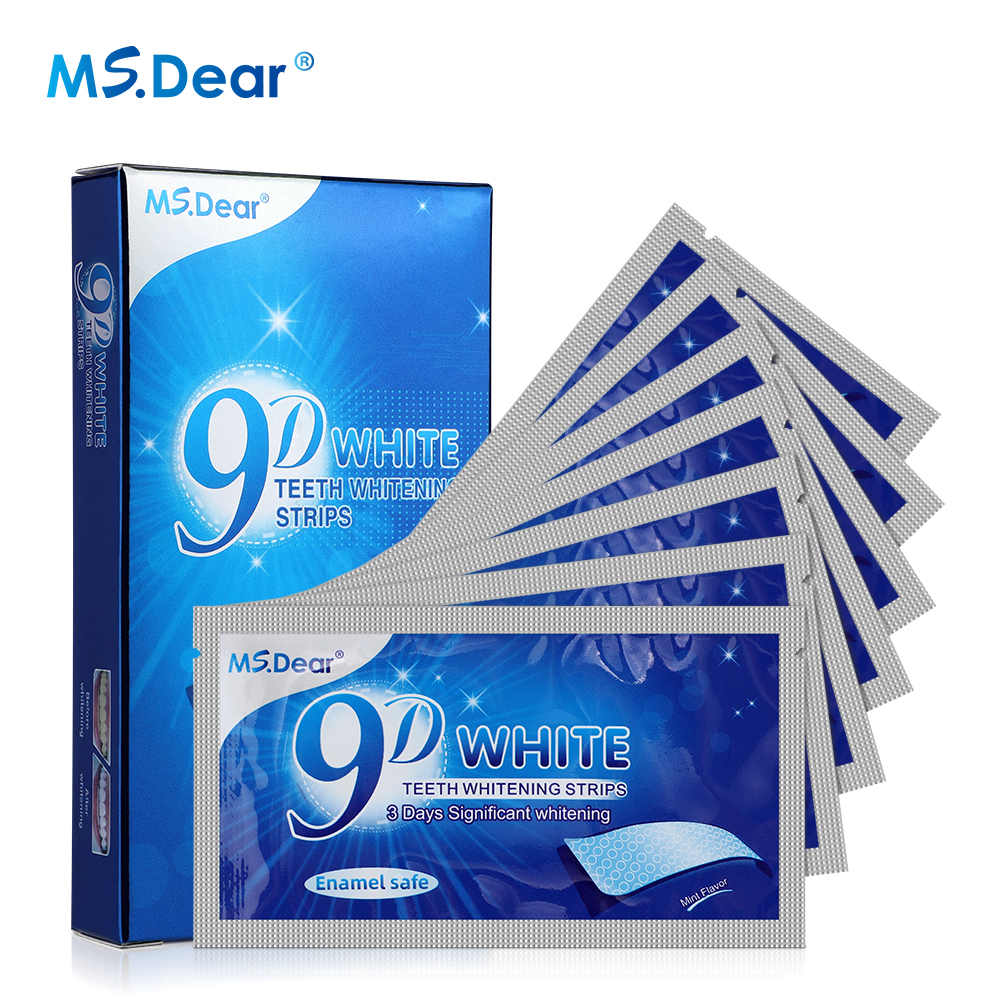Teeth Whitening Strips Crest - 7/14/21/28/70 Pairs 9D Gel Teeth Whitening