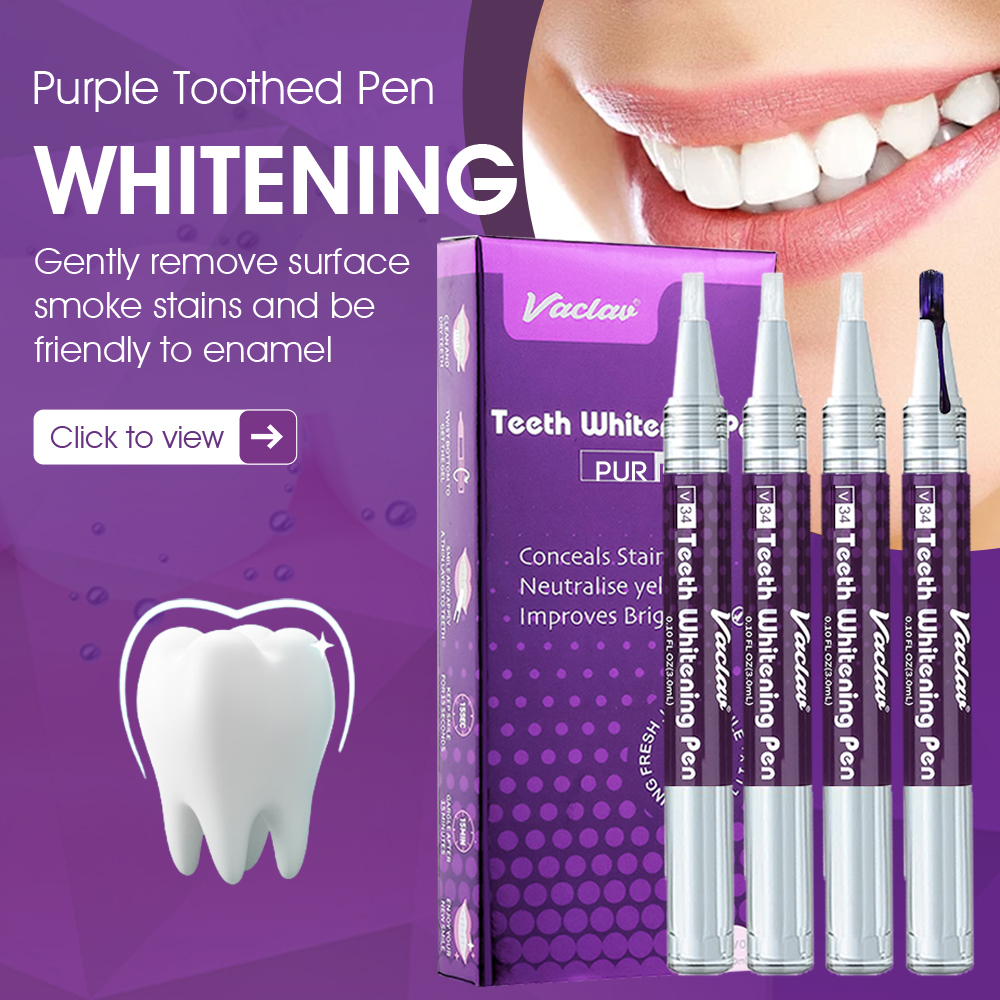 Teeth Whitening Pen - Vaclav V34 Purple teeth whitening gel