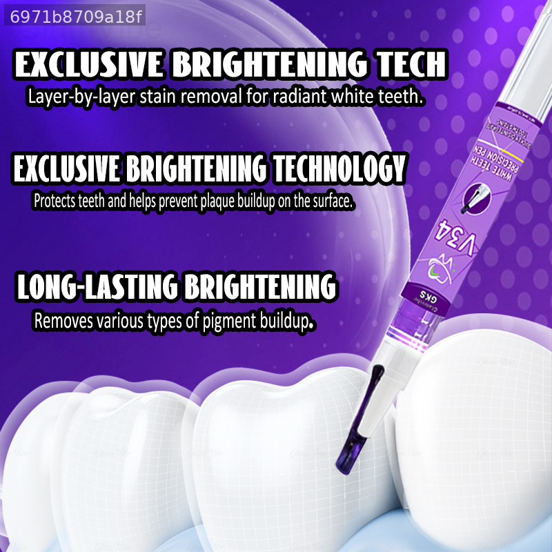 POZOAMIS Purple Whitening Toot - đánh giá và giá Teeth Whitening Pen