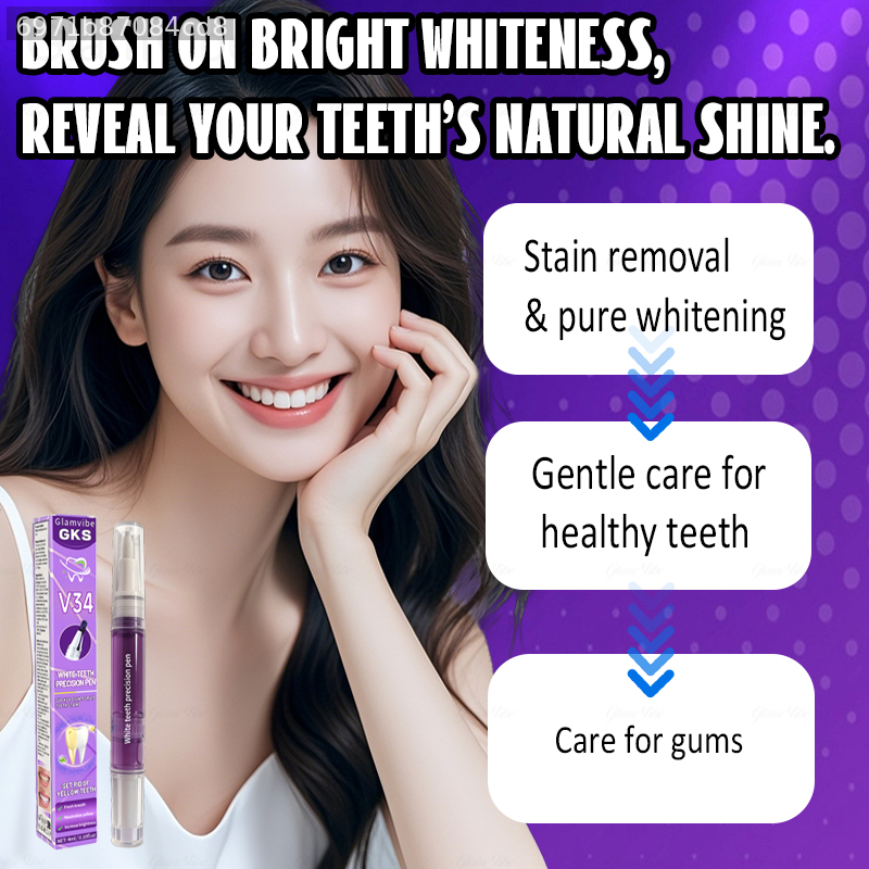 POZOAMIS Purple Whitening Toot - đánh giá và giá Teeth Whitening Pen