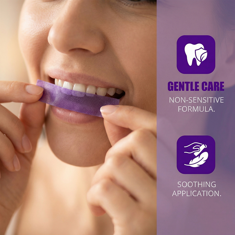 Purple Teeth Whitening Strips- - đánh giá và giá Teeth Whitening Strips Crest