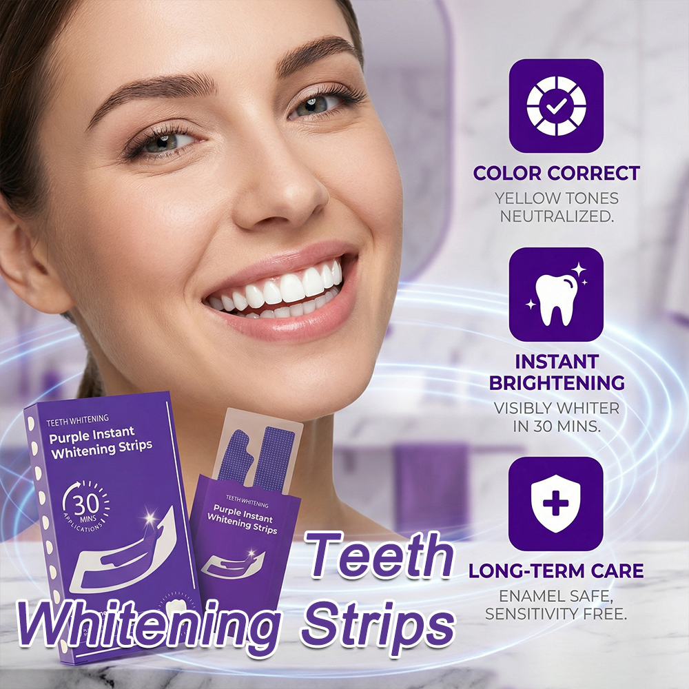 Purple Teeth Whitening Strips- - đánh giá và giá Teeth Whitening Strips Crest