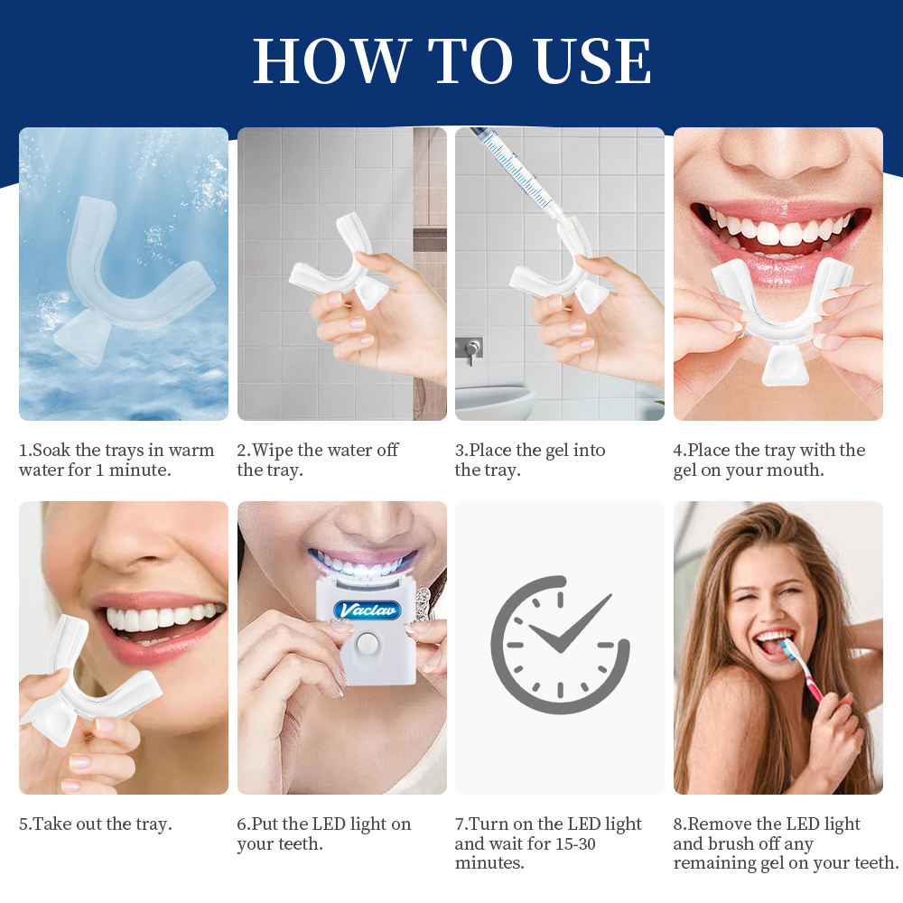 Mint Teeth Whitening Gel Syrin - đánh giá và giá Teeth Whitening Baking Soda