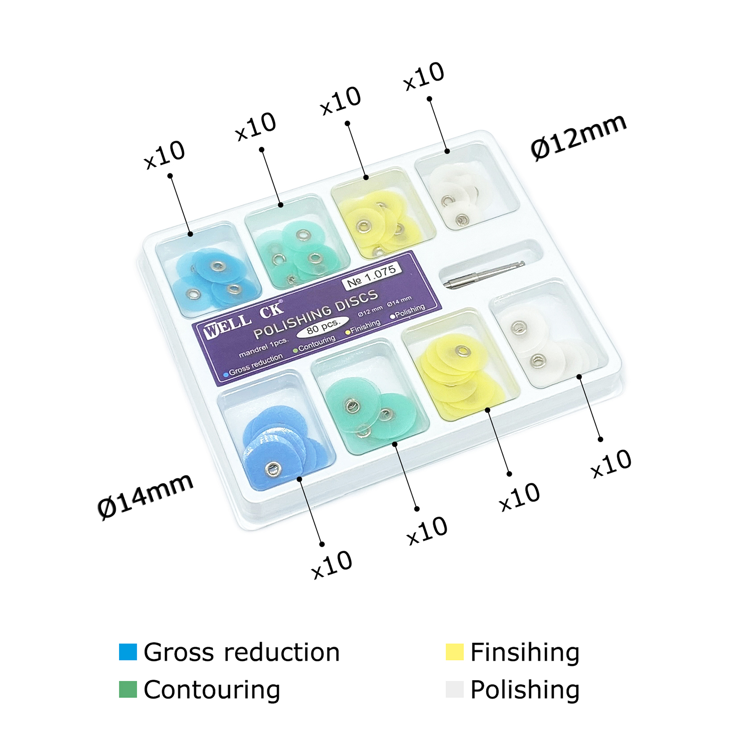 WELL CK 40/80Pcs Dental Polish - đánh giá và giá Teeth Whitening Kit Professional