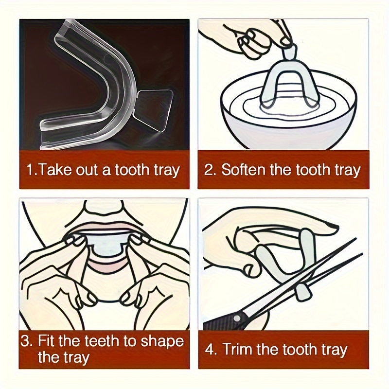 Unisex Teeth Aligner Silicone  - đánh giá và giá Teeth Whitening Kit Professional