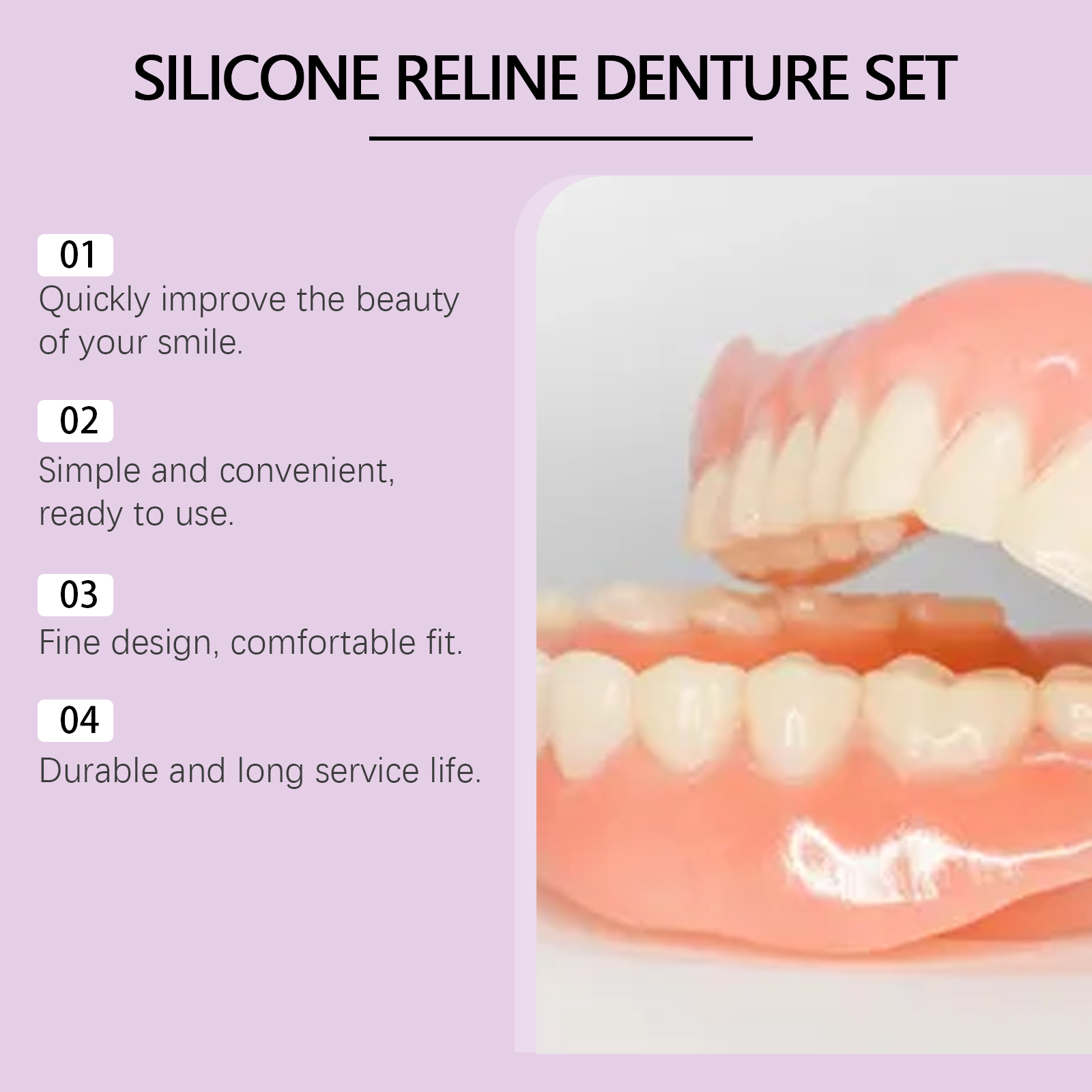 Silicone Denture Set Fit Tempo - đánh giá và giá Teeth Whitening With Braces