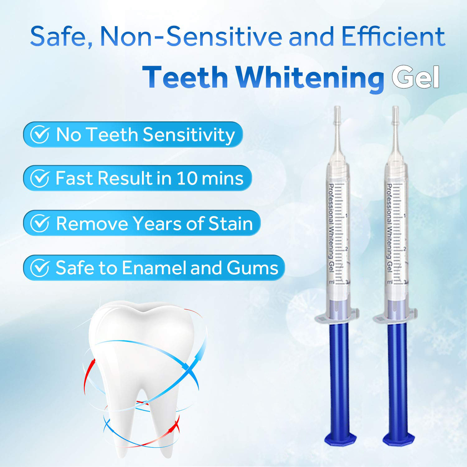 Teeth Whitening Gel Refill Syr - đánh giá và giá Teeth Whitening Results