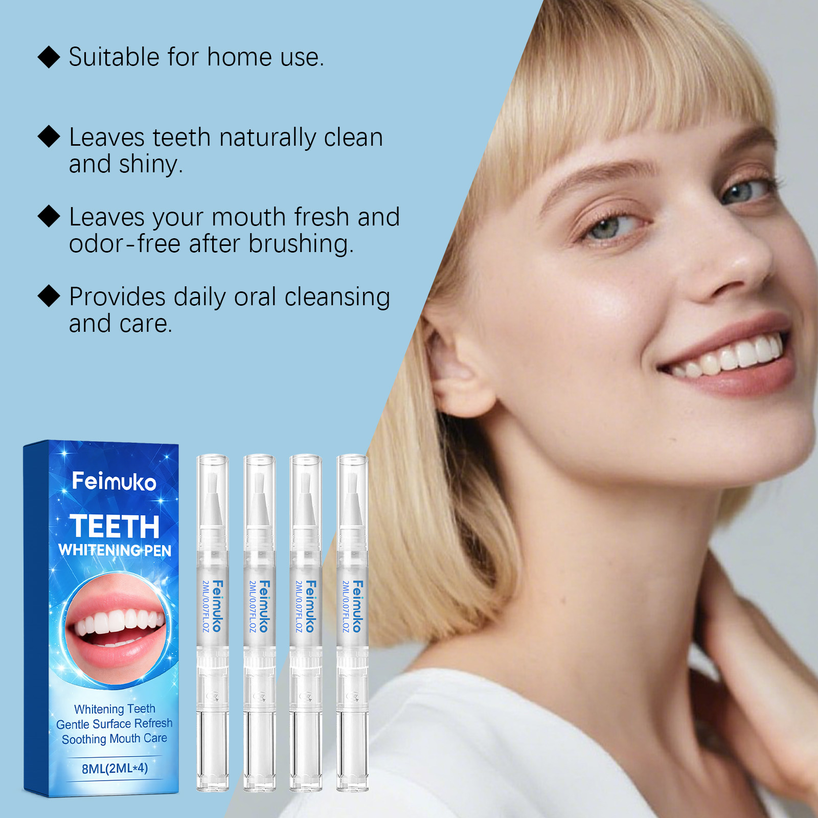 Feimuko 8ml Teeth Gel Pen Gent - đánh giá và giá Teeth Whitening Pen