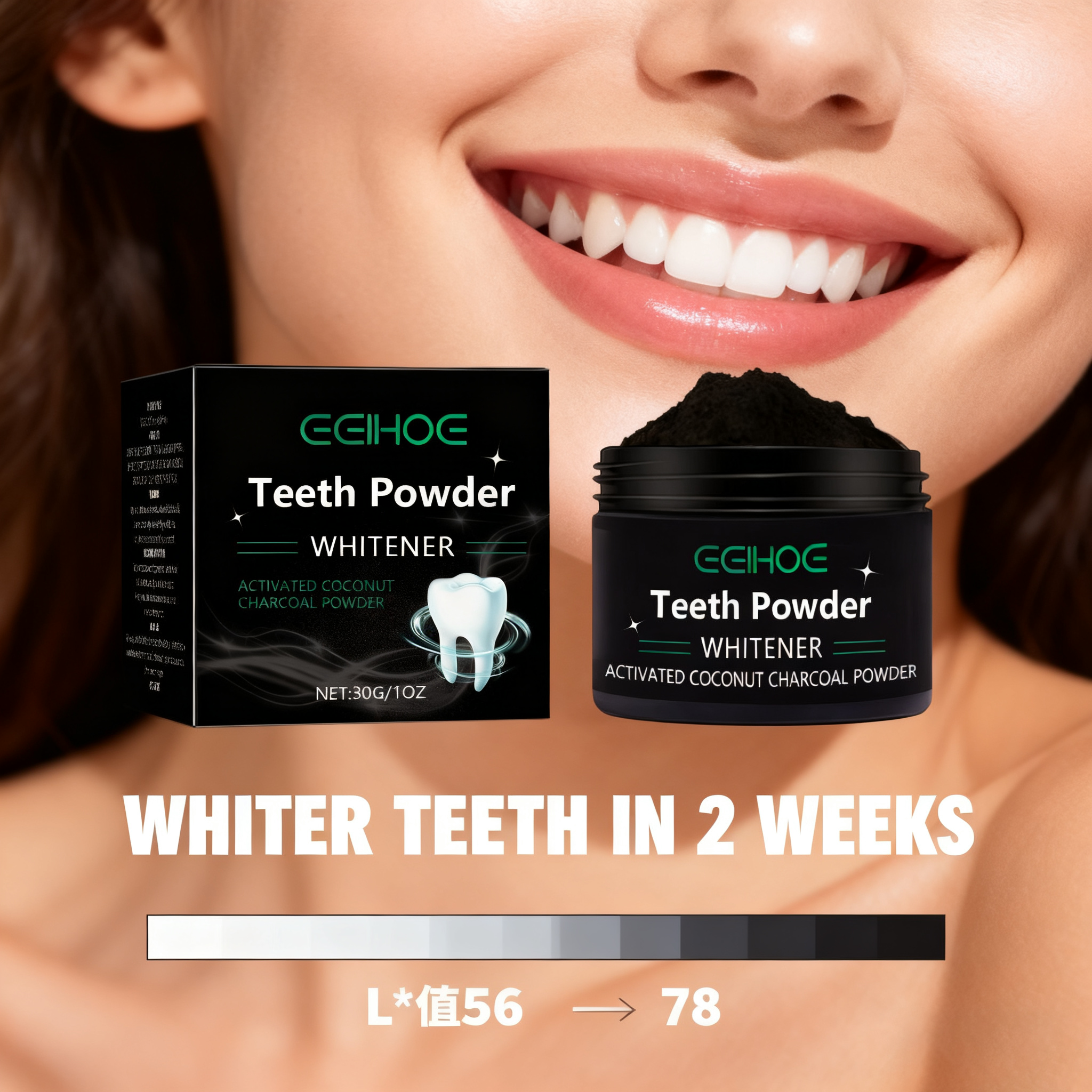 Natural Teeth Whitening Powder - đánh giá và giá Teeth Whitening Baking Soda