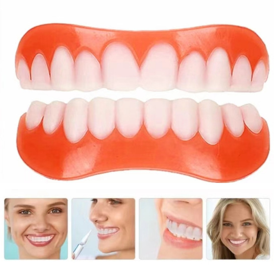 New Denture Silicone Kit Dentu - đánh giá và giá Teeth Whitening With Braces