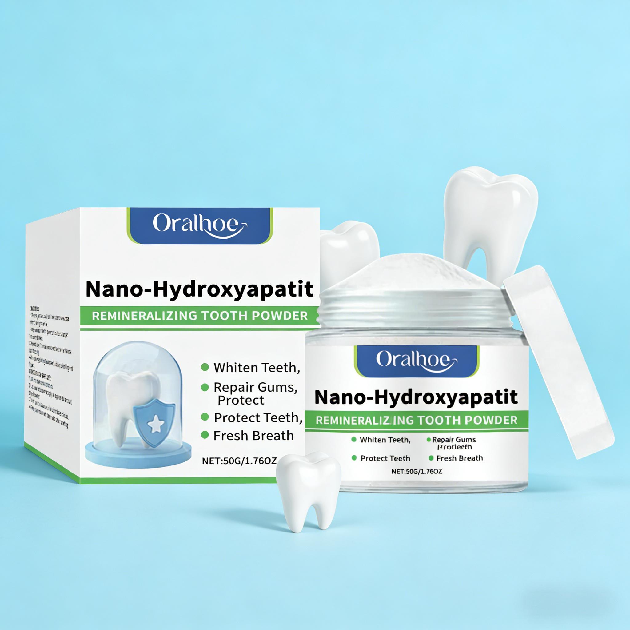 Oralhoe Whitening Tooth Powder - đánh giá và giá Teeth Whitening Results