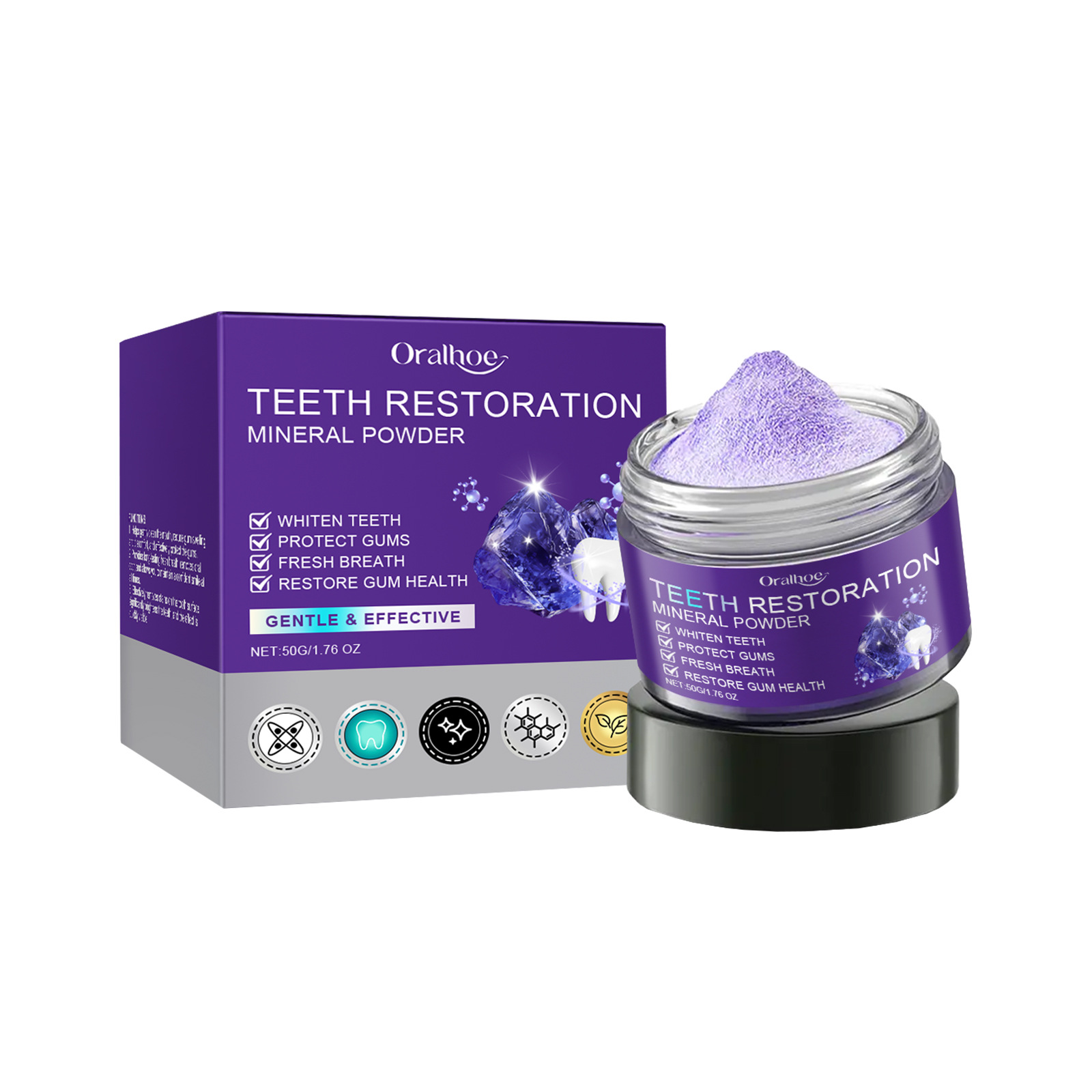 Teeth Restoration Mineral Powd - đánh giá và giá Teeth Whitening Results