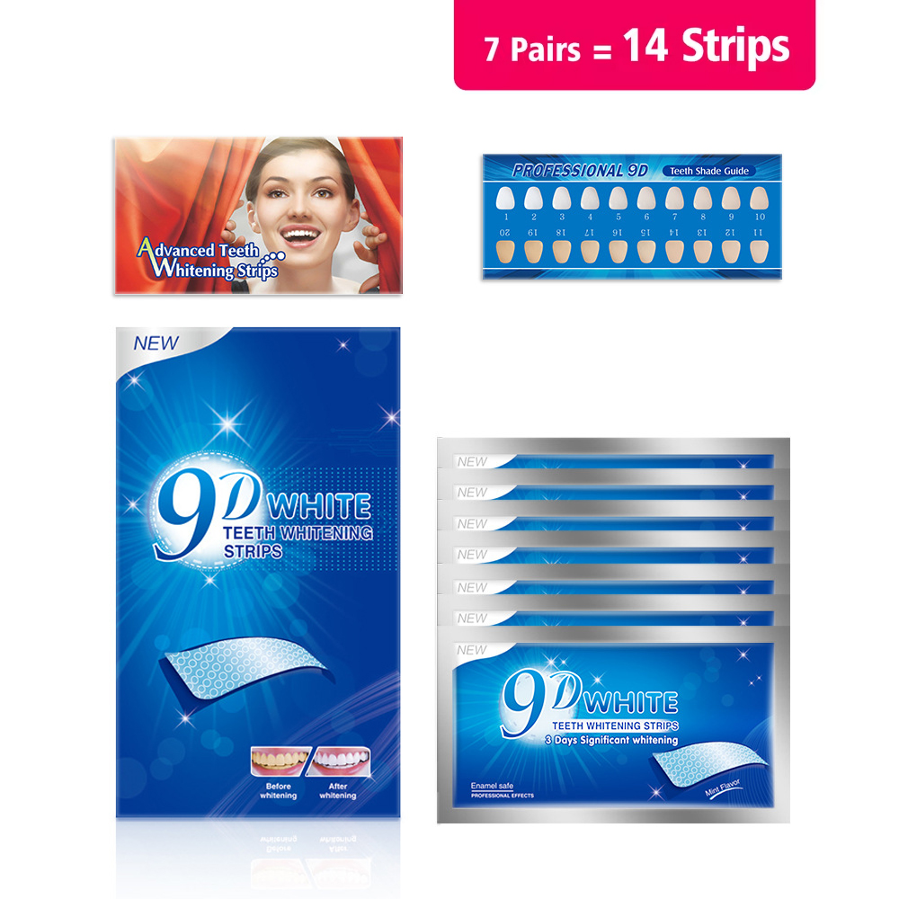 3D/5D/9D Teeth Whitening Strip - đánh giá và giá Teeth Whitening Strips Crest