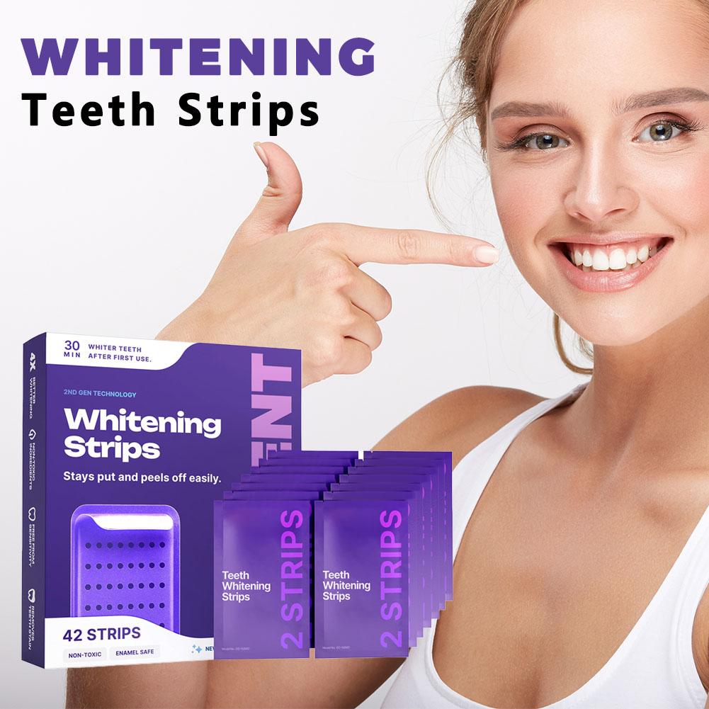 42 Strips Purple Teeth Whiteni - đánh giá và giá Teeth Whitening After Care