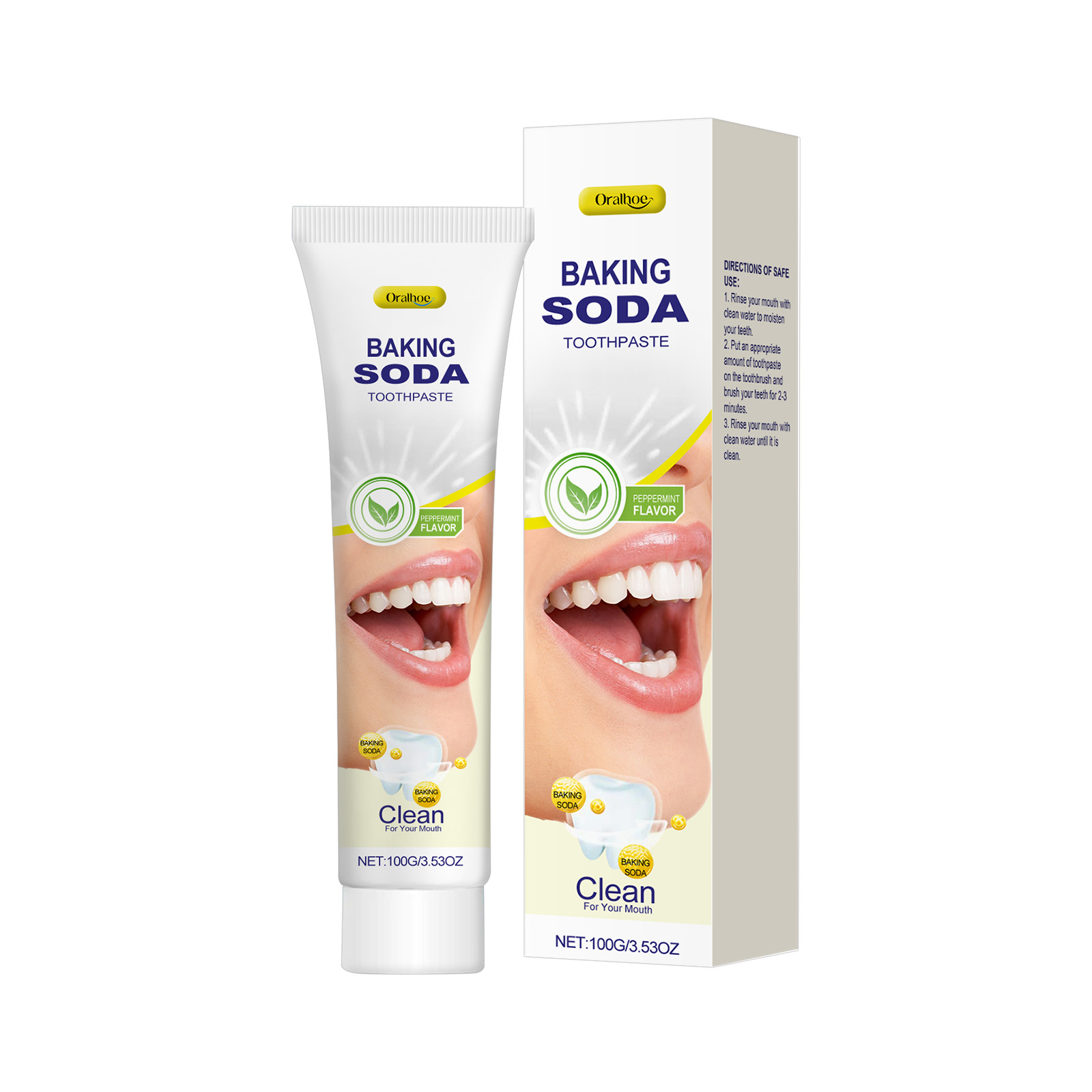 Baking Soda Toothpaste Deep Cl - đánh giá và giá Teeth Whitening Baking Soda
