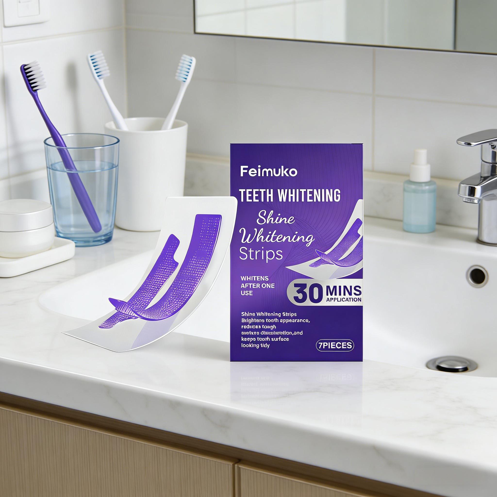 Teeth Whitening Strip Reduce S - đánh giá và giá Teeth Whitening Strips Crest