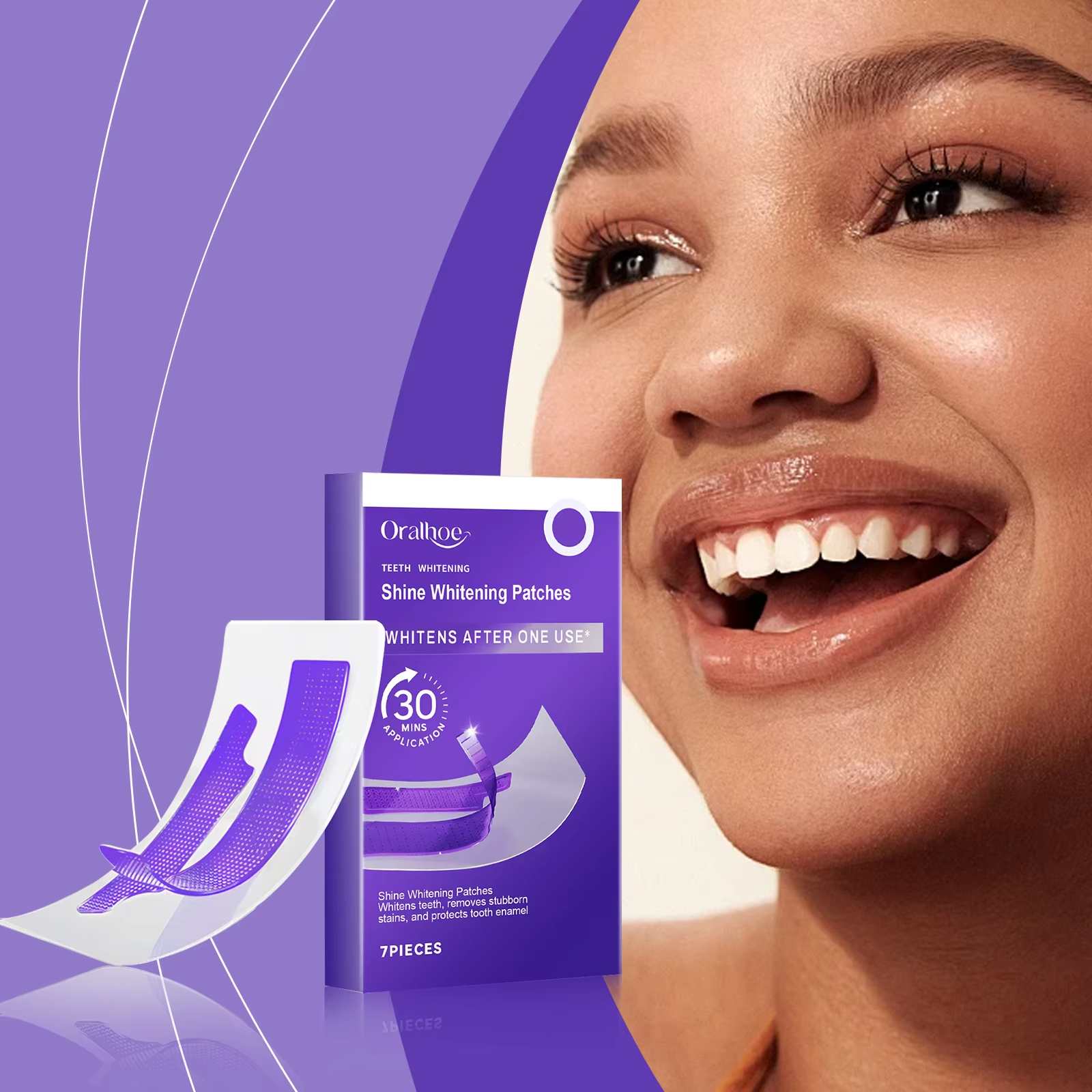 Purple Teeth Whitening Strips  - đánh giá và giá Teeth Whitening Strips Crest