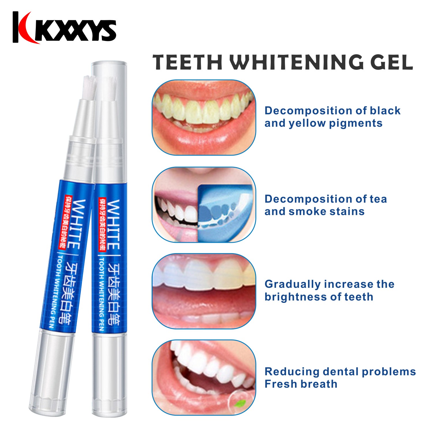 2pcs*3ml Popular White Teeth W - đánh giá và giá Teeth Whitening Pen