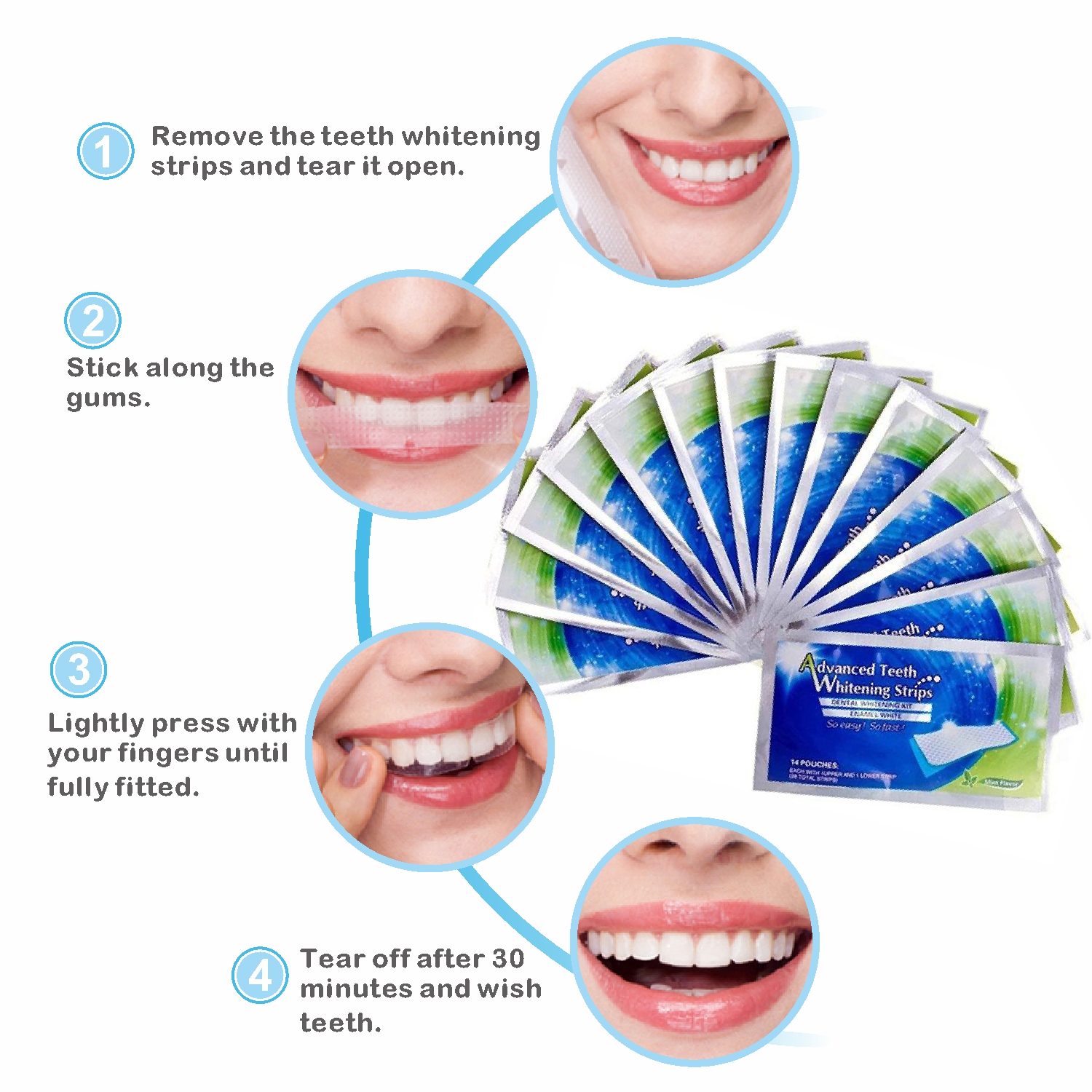 14/28pcs 3D Teeth Whitening St - đánh giá và giá Teeth Whitening Effects