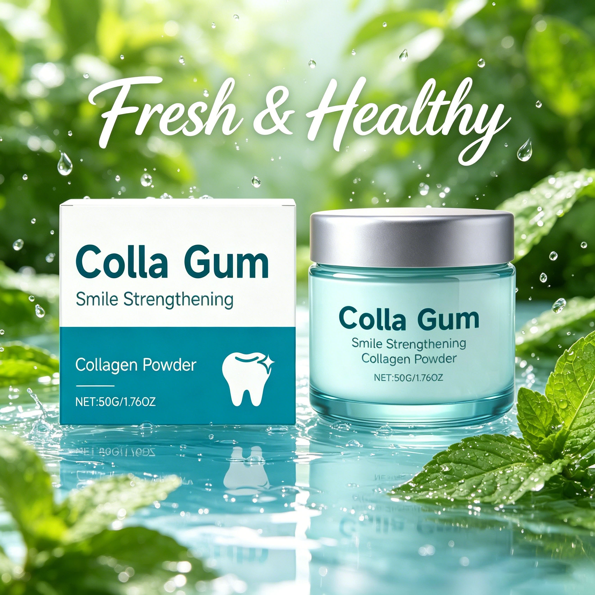 Collagen Whitening Tooth Powde - đánh giá và giá Teeth Whitening Results