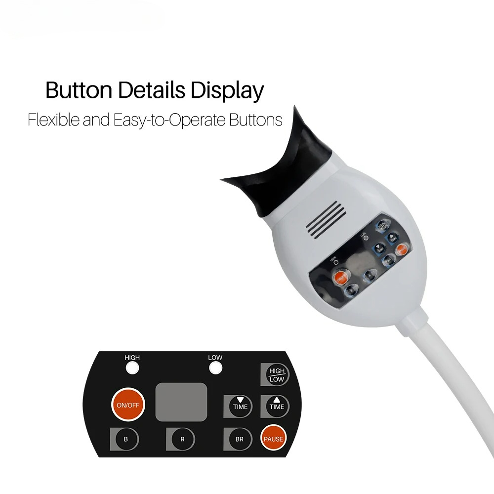 Adjustable 3 Colors LED Teeth  - đánh giá và giá Teeth Whitening Led Light
