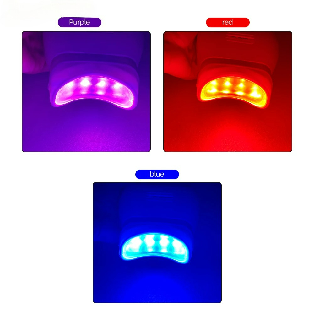 Adjustable 3 Colors LED Teeth  - đánh giá và giá Teeth Whitening Led Light