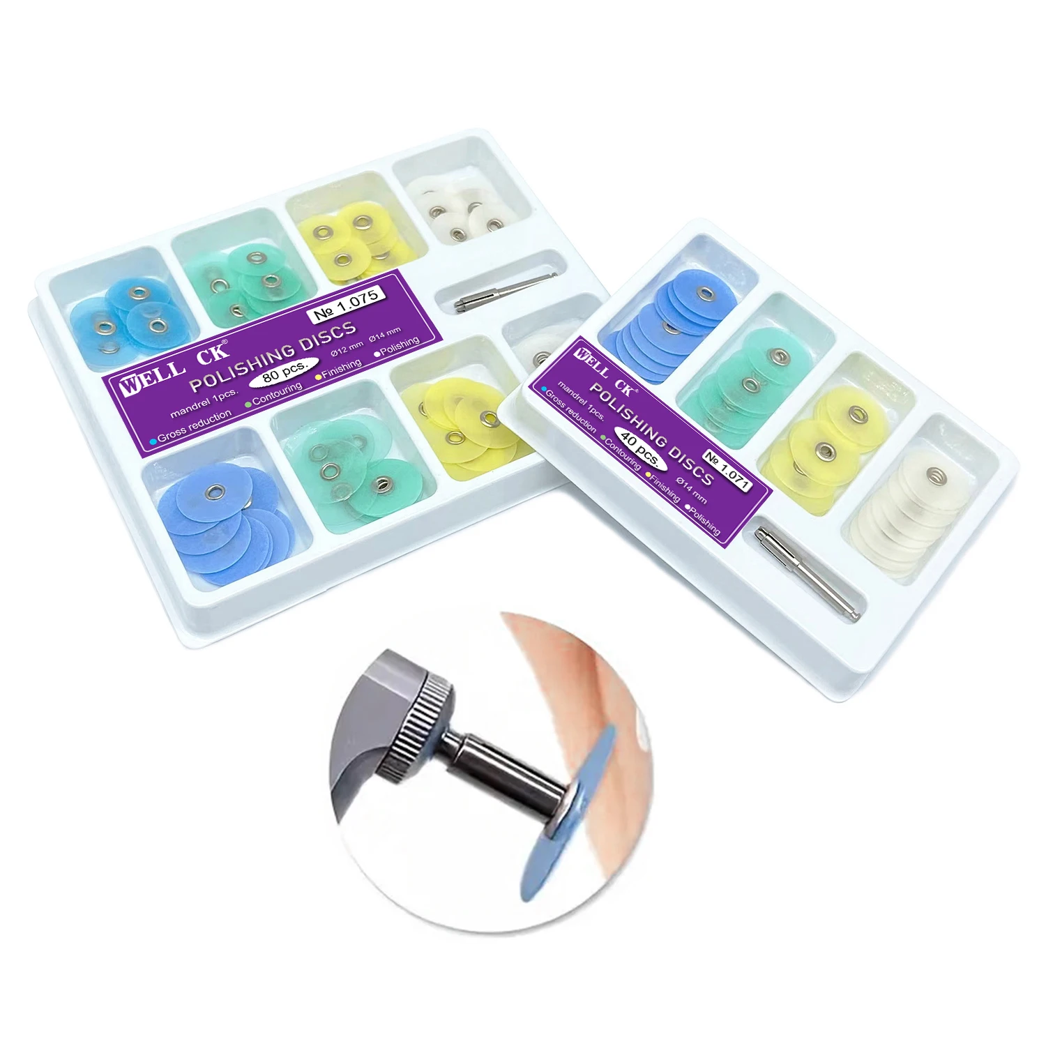 WELLCK Dental Polishing Discs  - đánh giá và giá Teeth Whitening Kit Professional