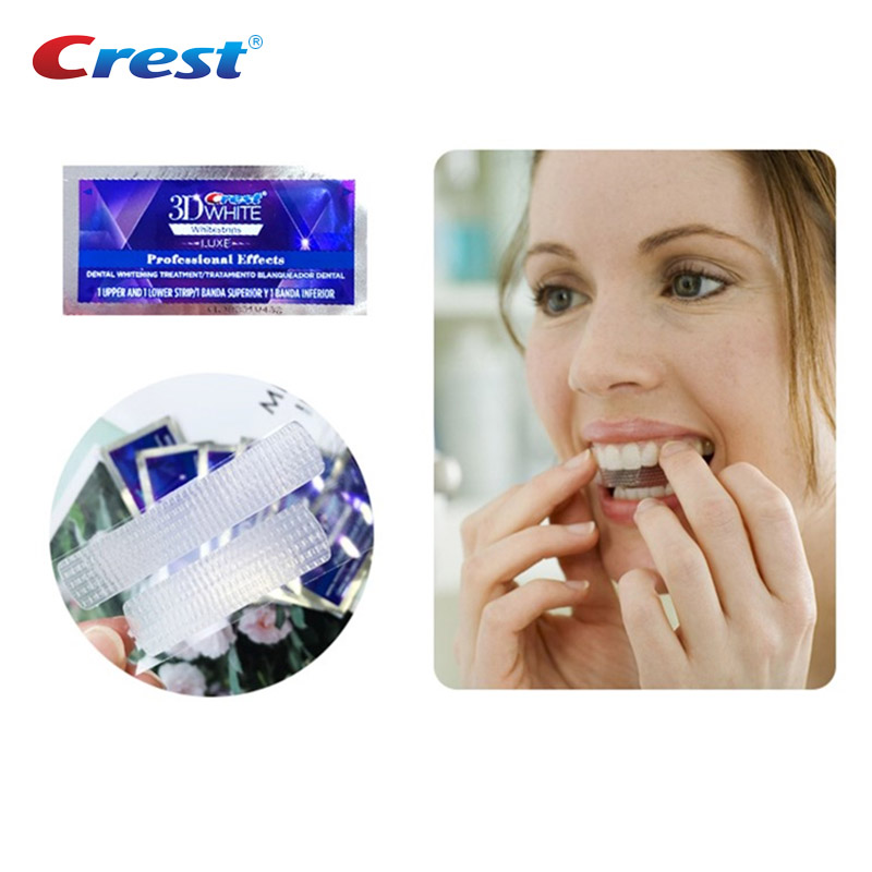 Original Crest 3D Whitestrips  - đánh giá và giá Teeth Whitening Effects