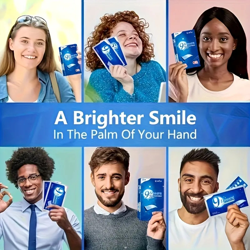Teeth Whitening Strips - 9D Te - đánh giá và giá Teeth Whitening Effects