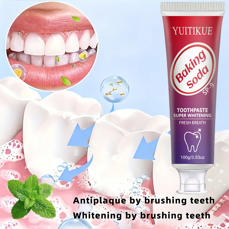 YUITIKUE Baking Soda Toothpast - đánh giá và giá Teeth Whitening Baking Soda