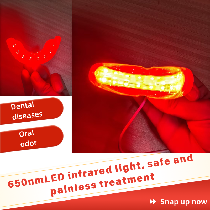 650nm infrared LED light treat - đánh giá và giá Teeth Whitening Effects