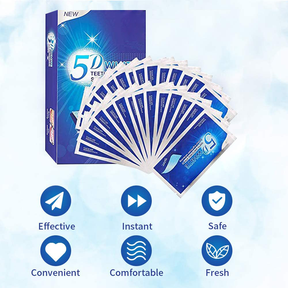 5D White Teeth Whitening Strip - đánh giá và giá Teeth Whitening Results