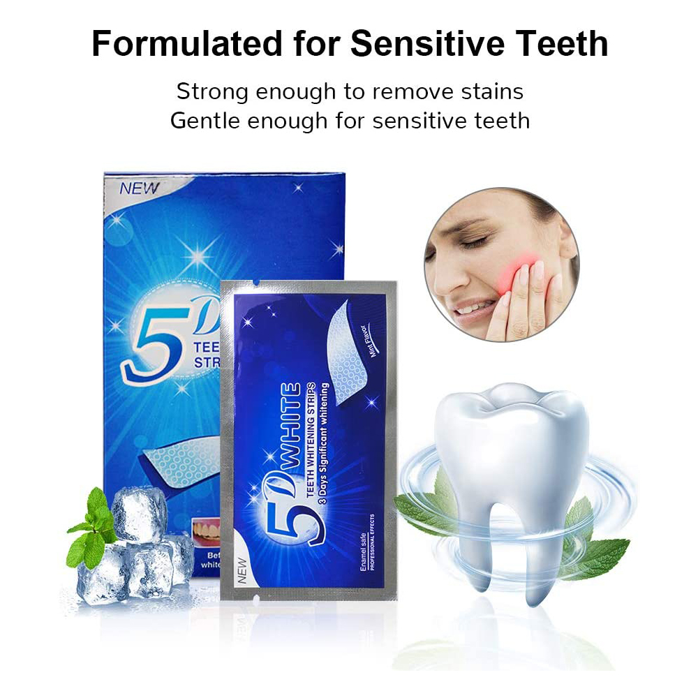 5D White Teeth Whitening Strip - đánh giá và giá Teeth Whitening Results